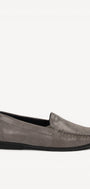 DAMES INSTAPSCHOENEN-Beige leer