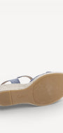 DAMES OPEN SCHOENEN-Blauw suède/nubuck