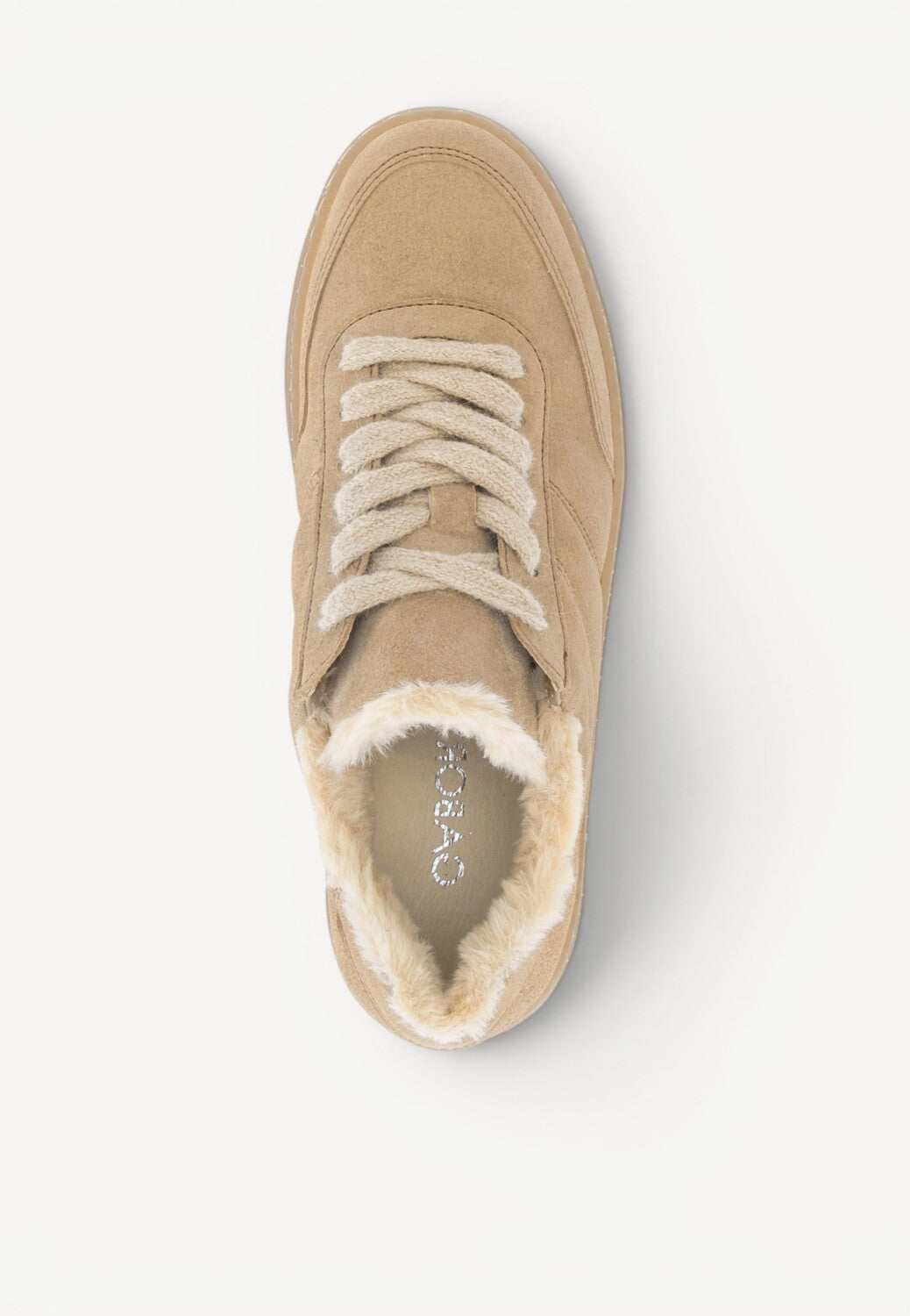 DAMES SPORTIEVE VETERSCHO-Beige suède/nubuck