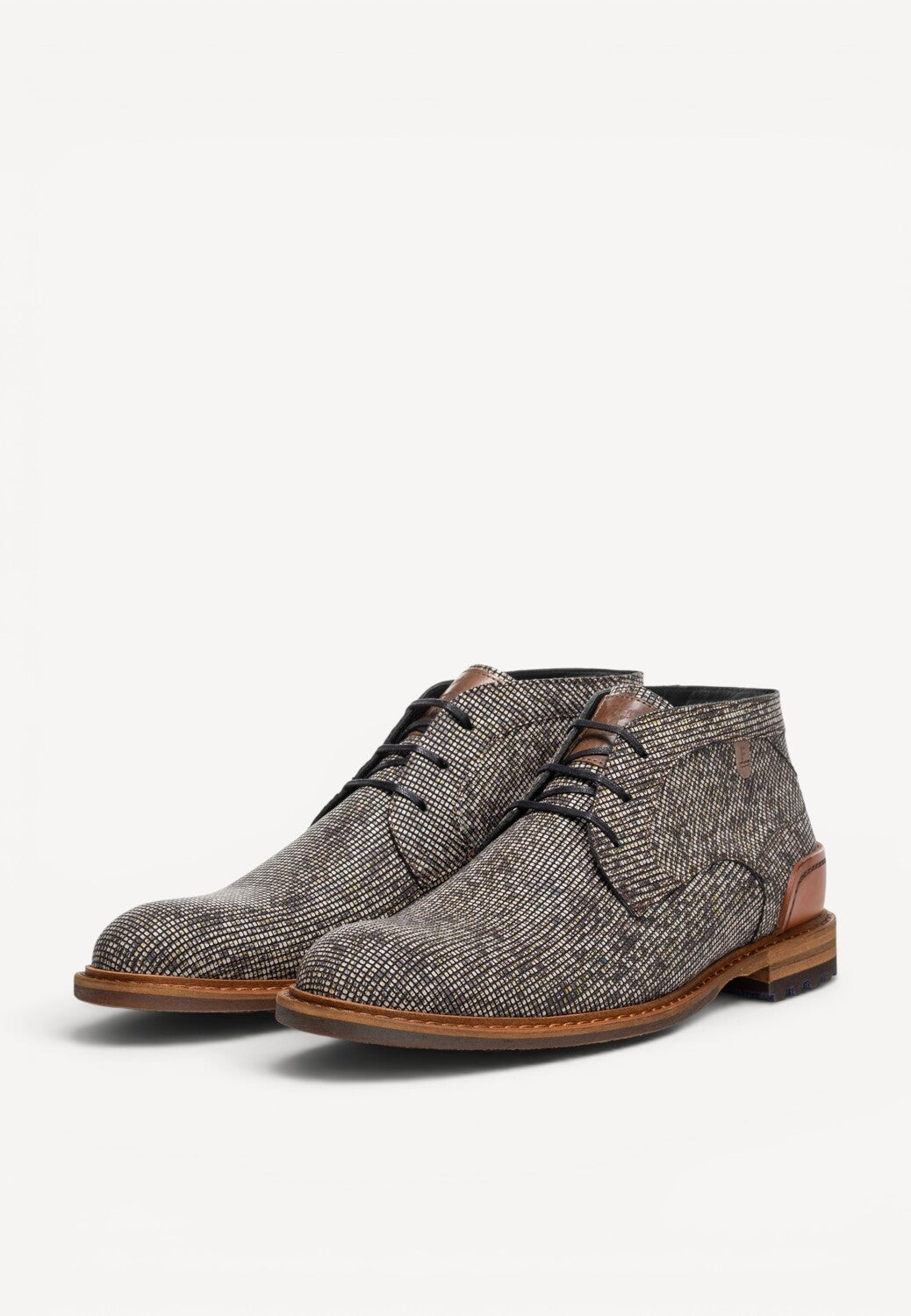 Heren boots-Bruin leer