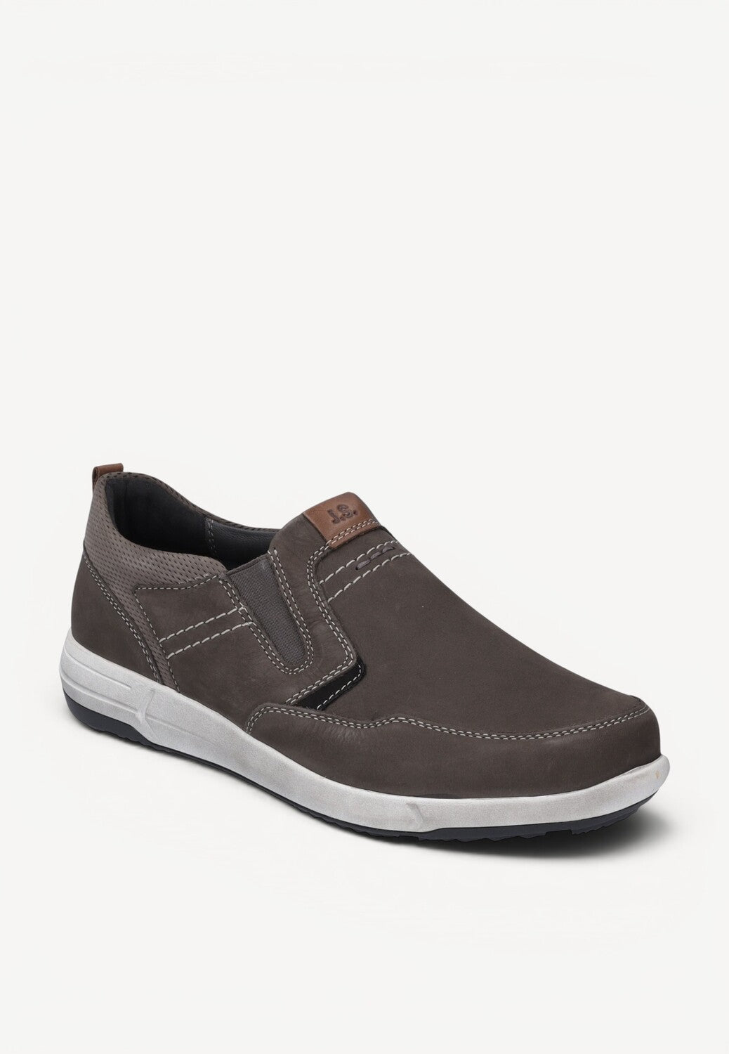 Heren instapper-Beige suède/nubuck