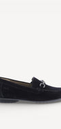 DAMES INSTAPSCHOENEN-Blauw suède/nubuck