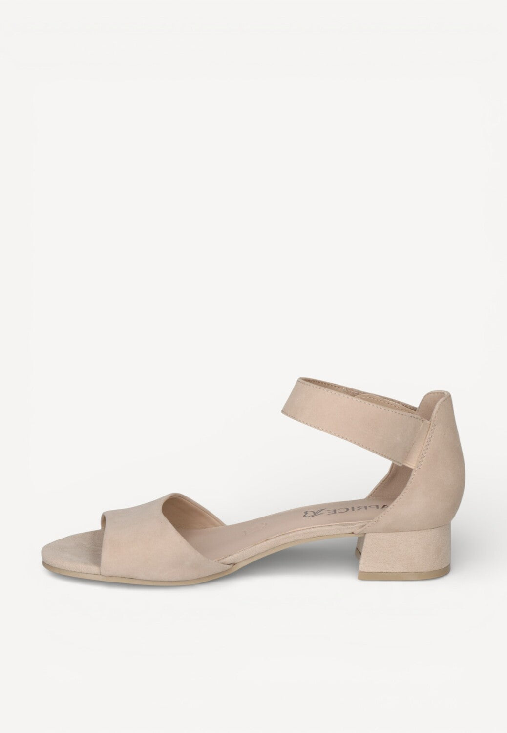 DAMES OPEN SCHOENEN-Beige suède/nubuck