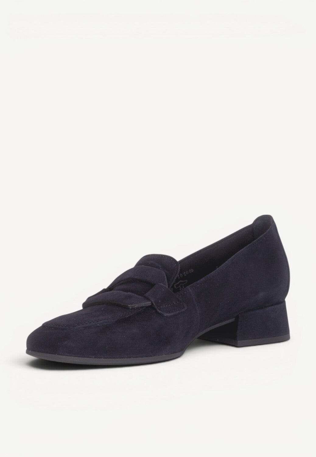 DAMES INSTAPSCHOENEN-Blauw suède/nubuck