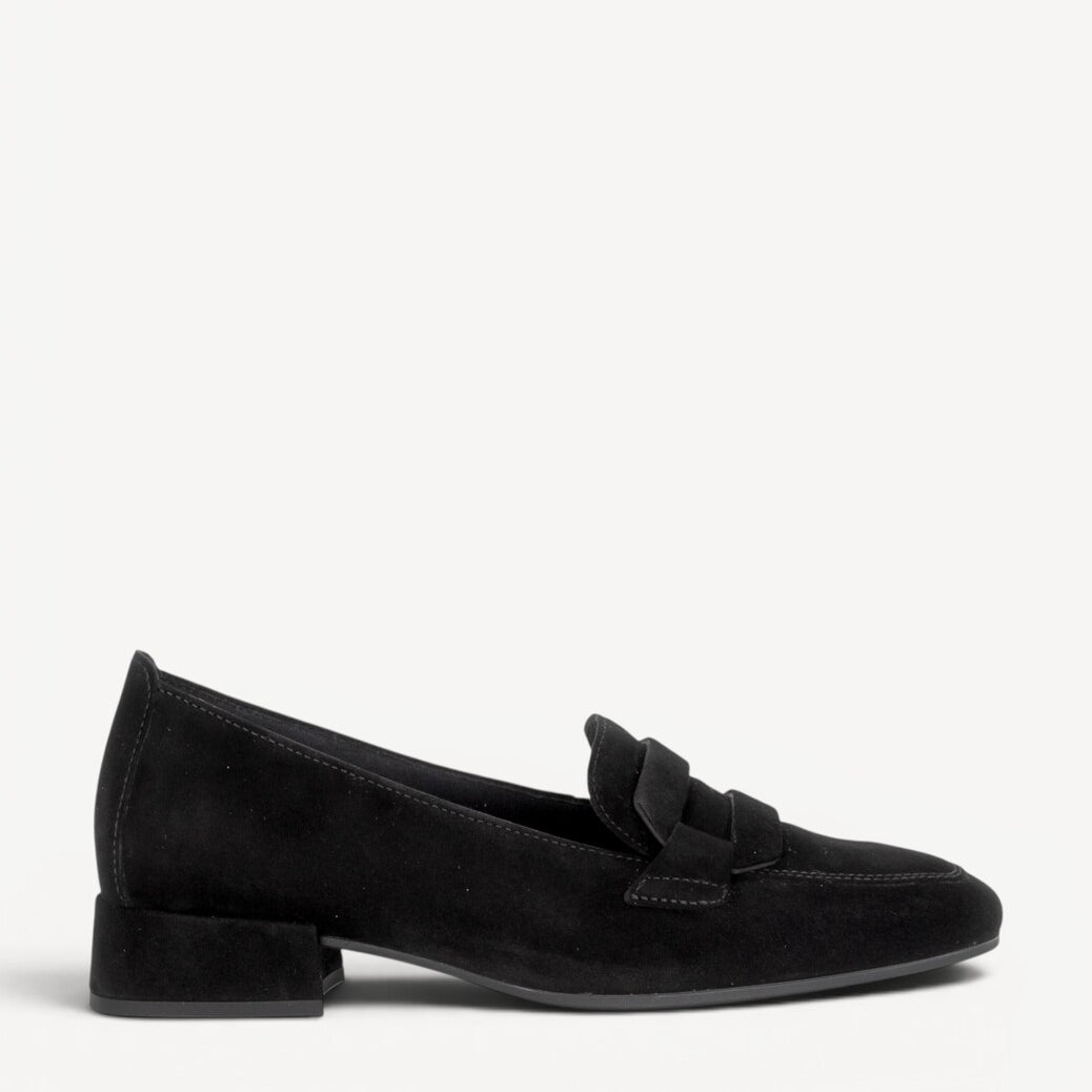 DAMES INSTAPSCHOENEN-Zwart suède