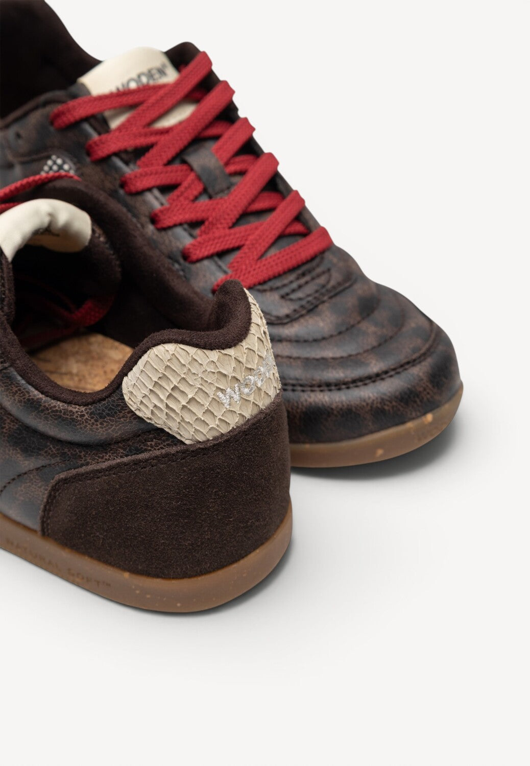 DAMES SPORTIEVE VETERSCHO-Bruin combi kleur