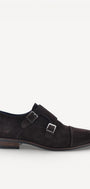 Heren veterschoenen-Bruin suède