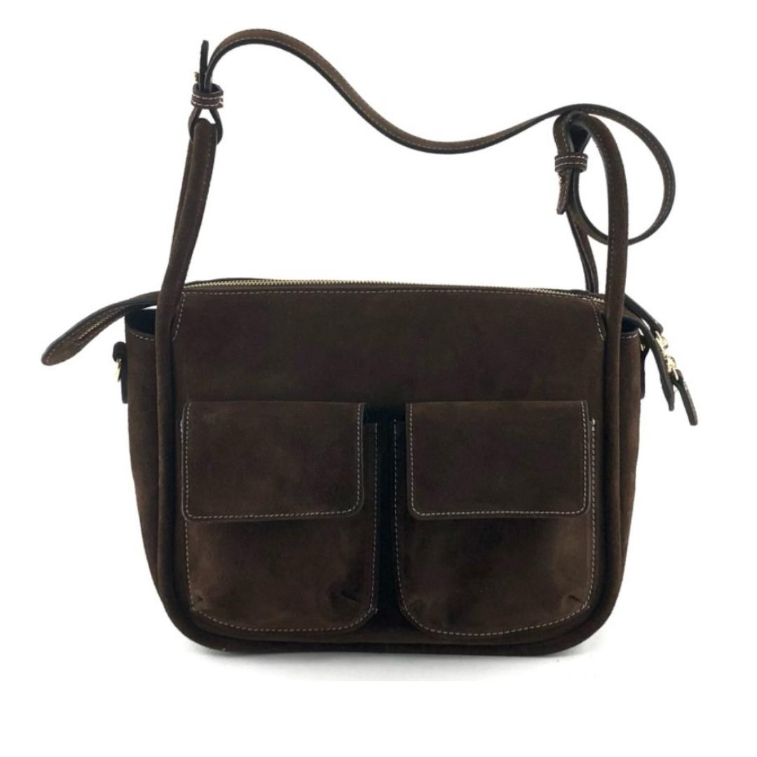 Handtassen-Bruin leer