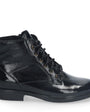 DAMES BOOTS+KORT LAARS-Zwart lak
