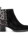 DAMES BOOTS+KORT LAARS-Zwart suède