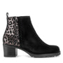 DAMES BOOTS+KORT LAARS-Zwart suède