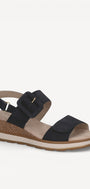 DAMES OPEN SCHOENEN-Blauw suède/nubuck