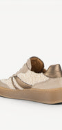 DAMES SPORTIEVE VETERSCHO-Beige suède/nubuck