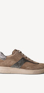DAMES SPORTIEVE VETERSCHO-Beige suède/nubuck