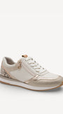 DAMES SPORTIEVE VETERSCHO-Beige leer