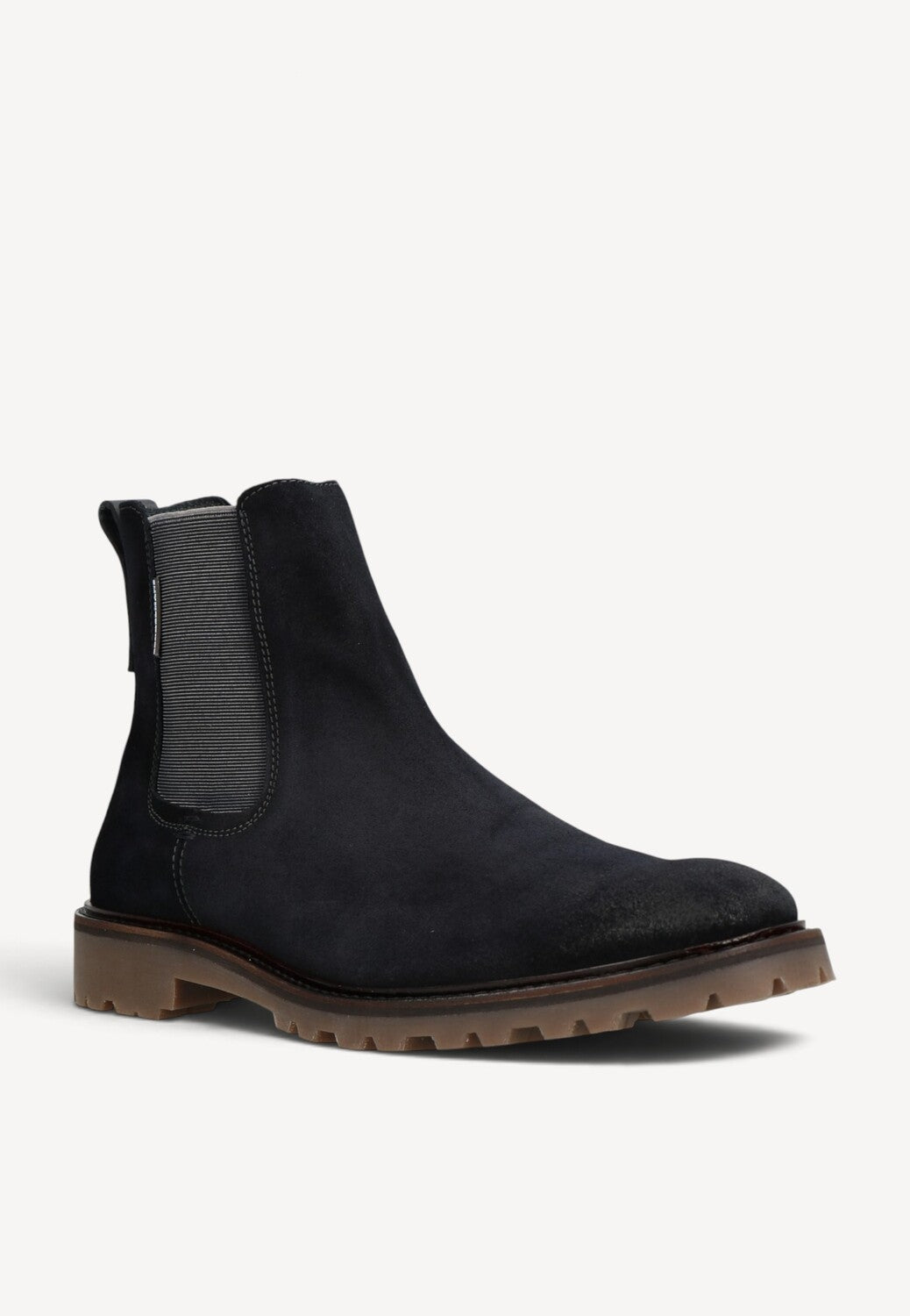 Heren boots-Blauw suède/nubuck