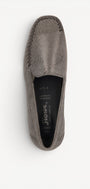 DAMES INSTAPSCHOENEN-Beige leer