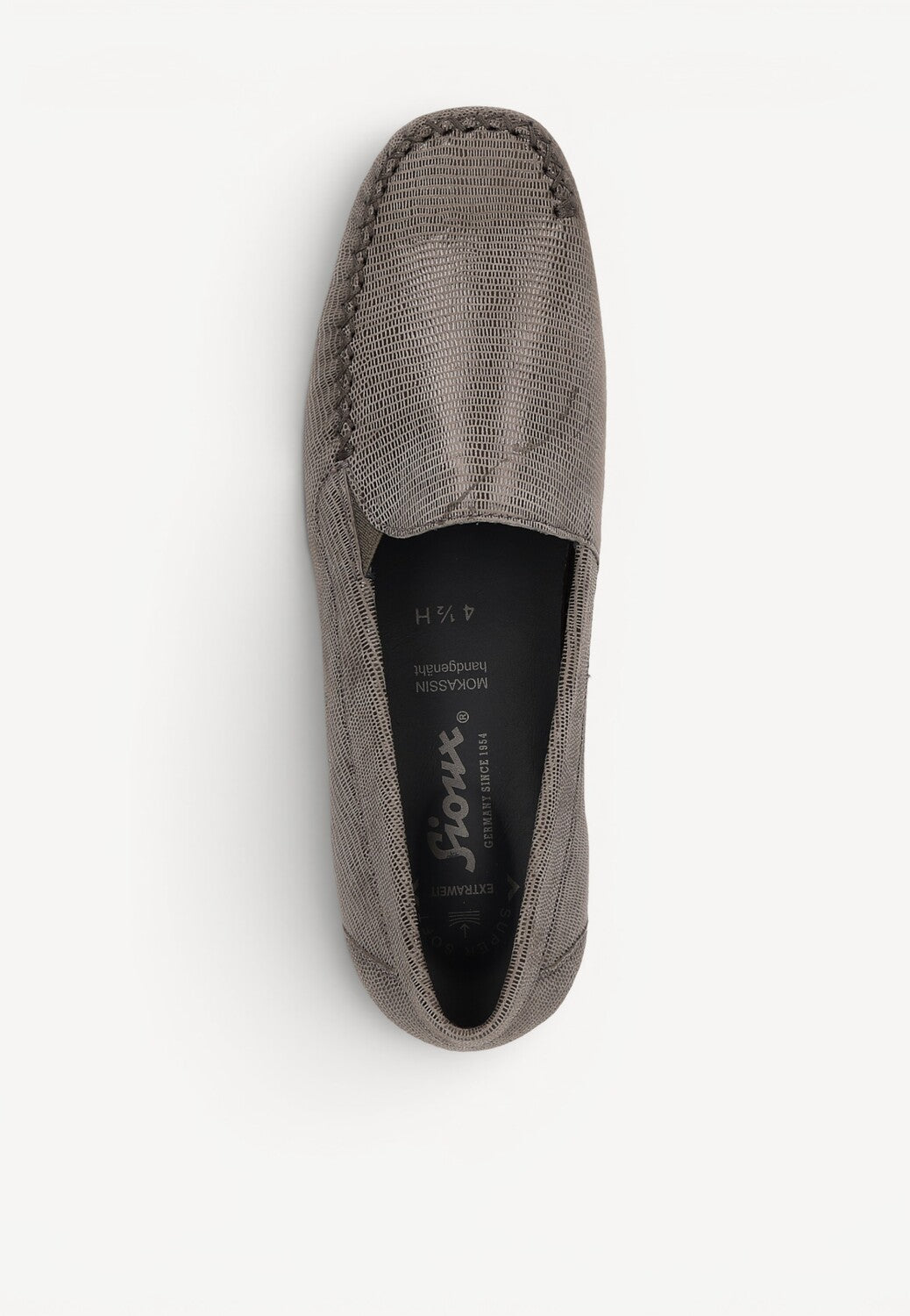 DAMES INSTAPSCHOENEN-Beige leer