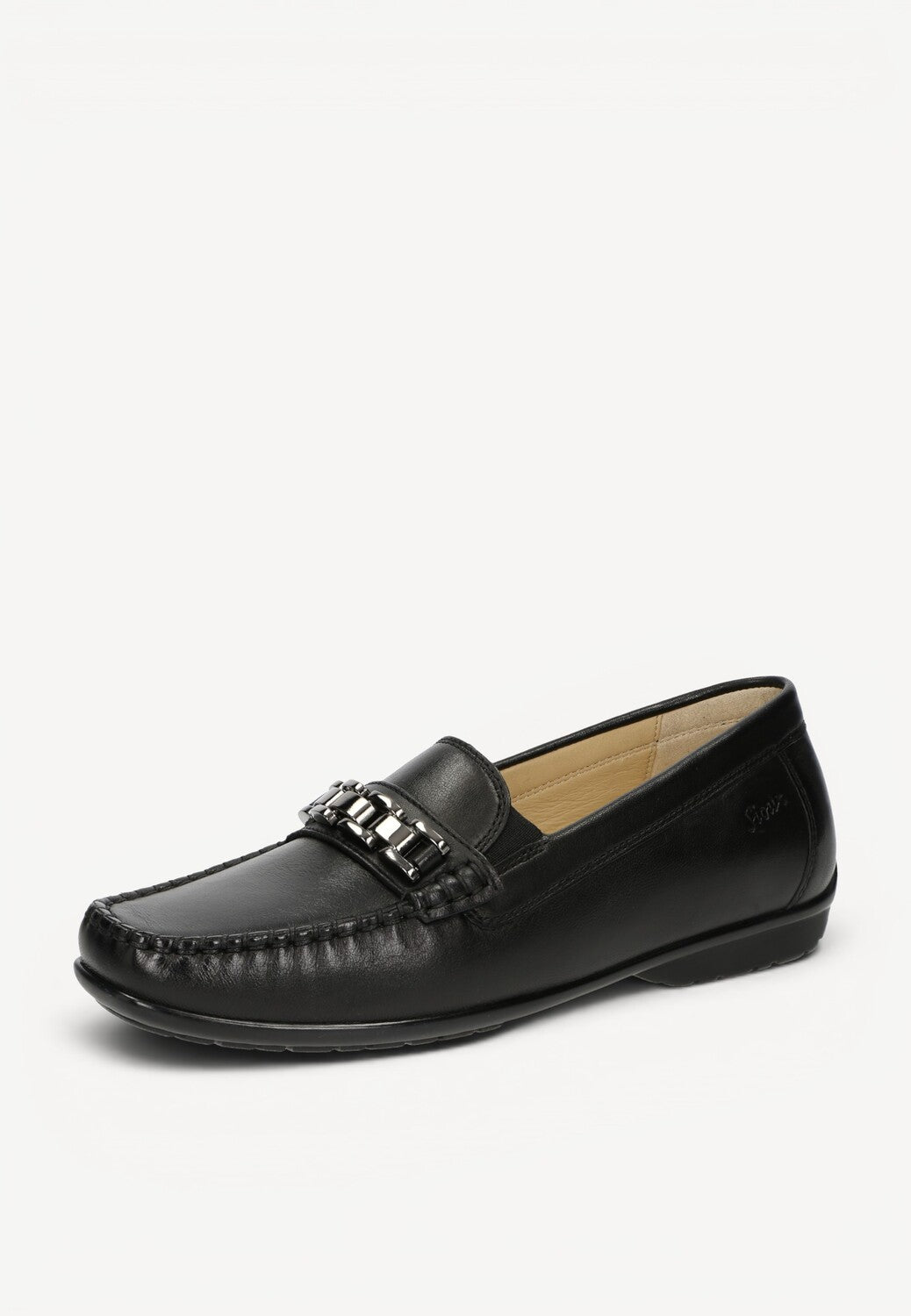 DAMES INSTAPSCHOENEN-Zwart leer