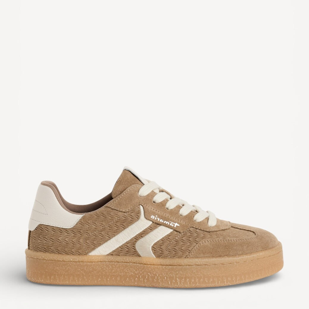 DAMES SPORTIEVE VETERSCHO-Beige suède/nubuck