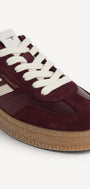 DAMES SPORTIEVE VETERSCHO-Rood suède/nubuck