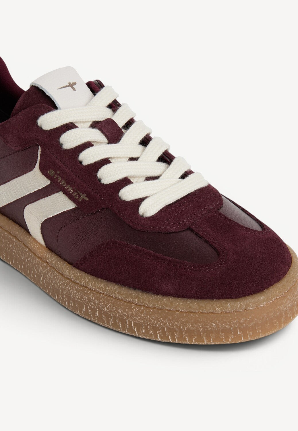 DAMES SPORTIEVE VETERSCHO-Rood suède/nubuck