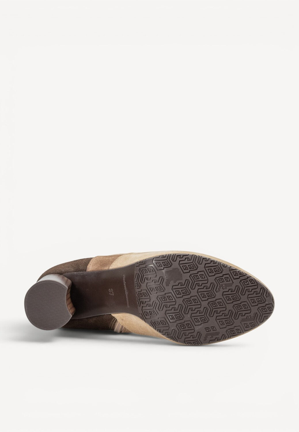 DAMES BOOTS+KORT LAARS-Beige combi kleur