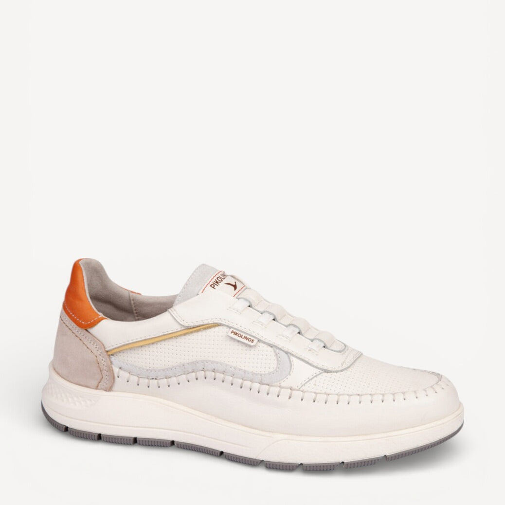 Heren instapper-Wit suède/nubuck