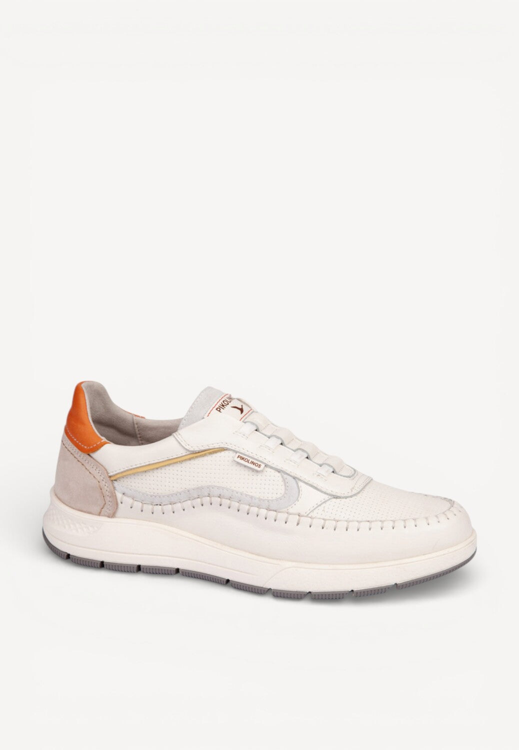 Heren instapper-Wit suède/nubuck
