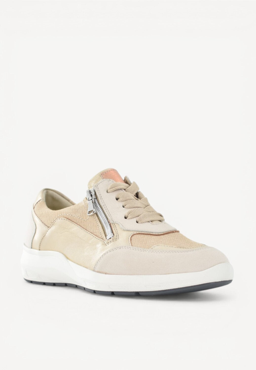 DAMES SPORTIEVE VETERSCHO-Beige suède/nubuck