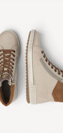 DAMES SPORTIEVE VETERSCHO-Beige leer