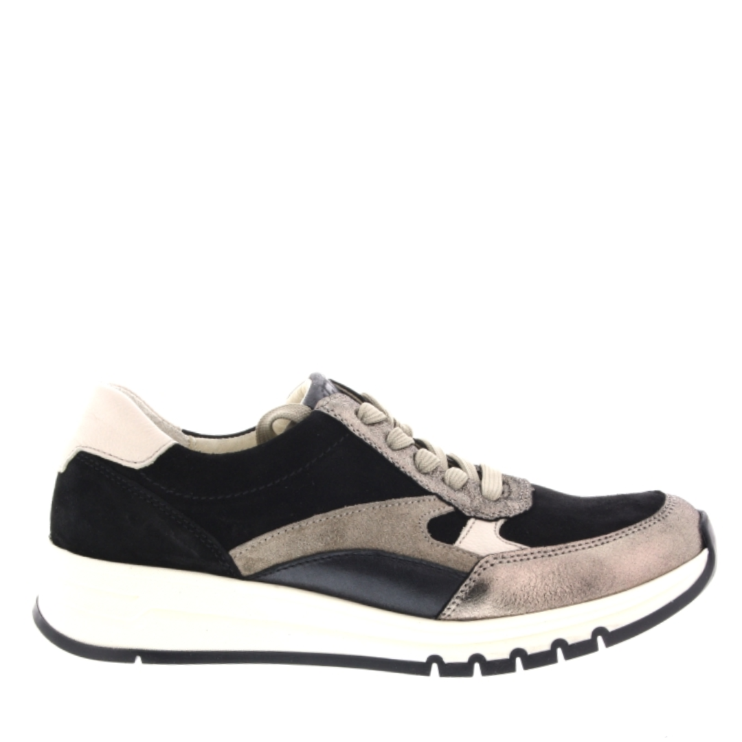 DAMES SPORTIEVE VETERSCHO-Zwart suède