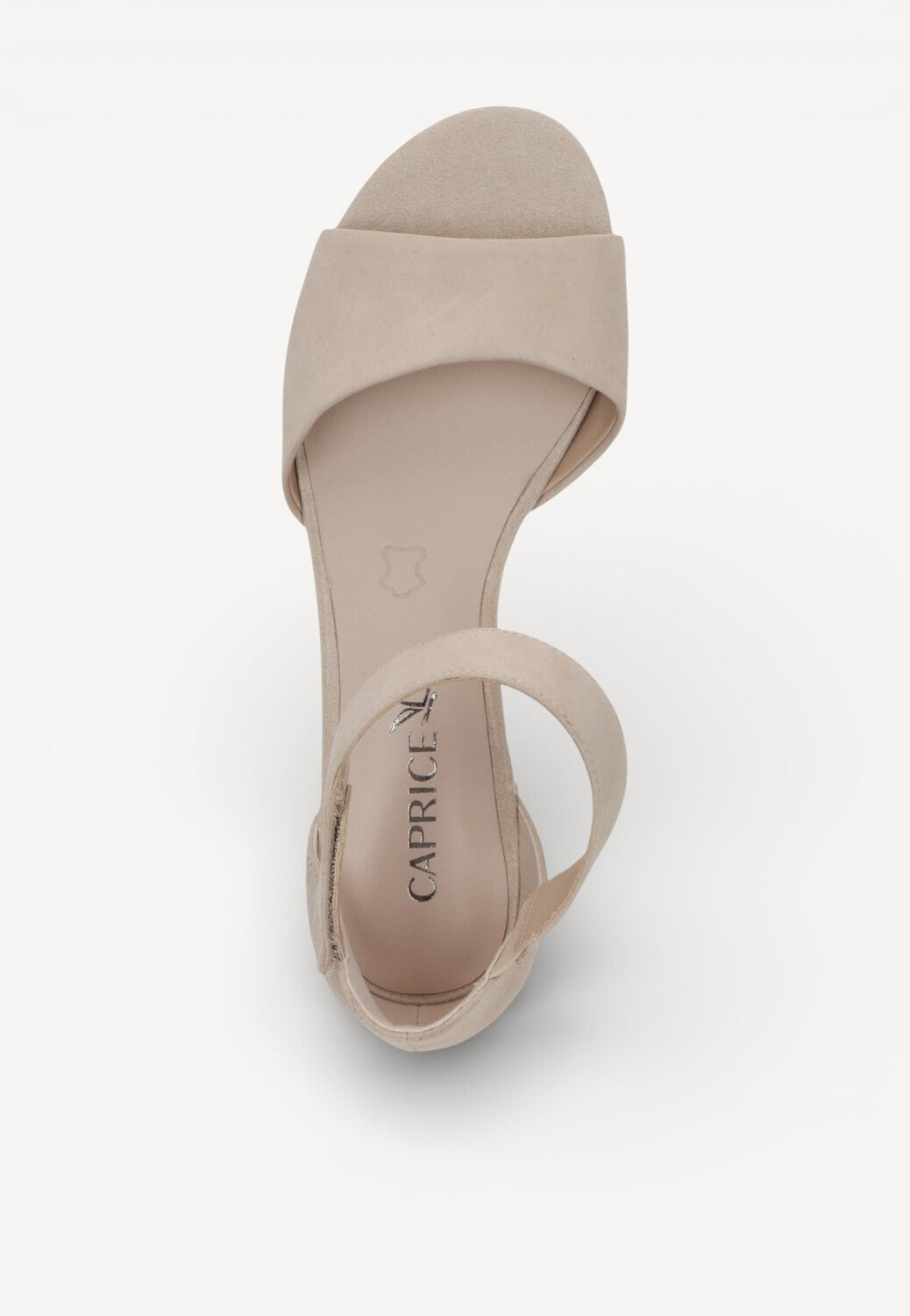 DAMES OPEN SCHOENEN-Beige suède/nubuck