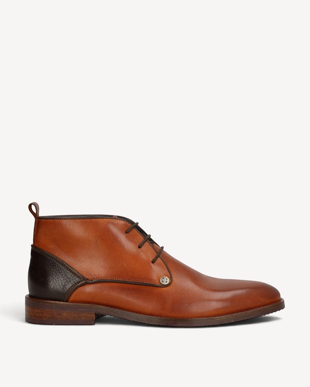 Heren boots-Bruin leer