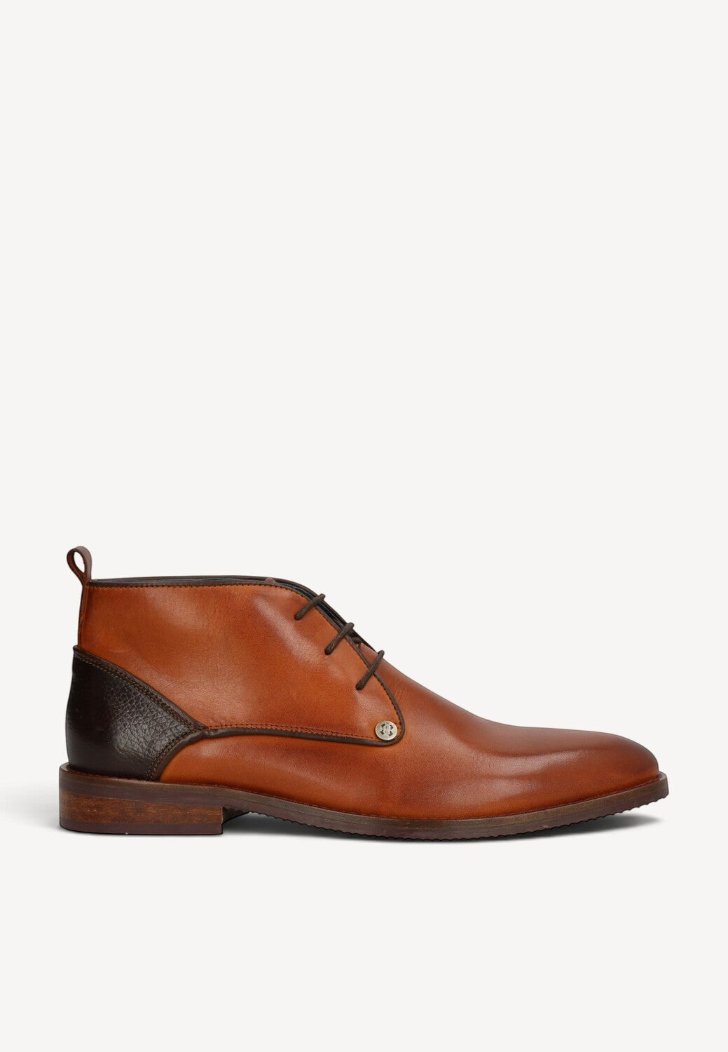 Heren boots-Bruin leer