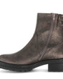 DAMES BOOTS+KORT LAARS-Brons leer