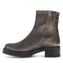 DAMES BOOTS+KORT LAARS-Brons leer