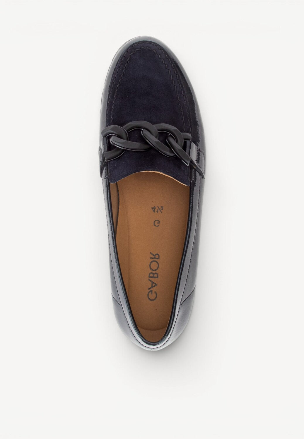 DAMES INSTAPSCHOENEN-Blauw lak