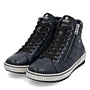 DAMES SPORTIEVE VETERSCHO-Blauw leer