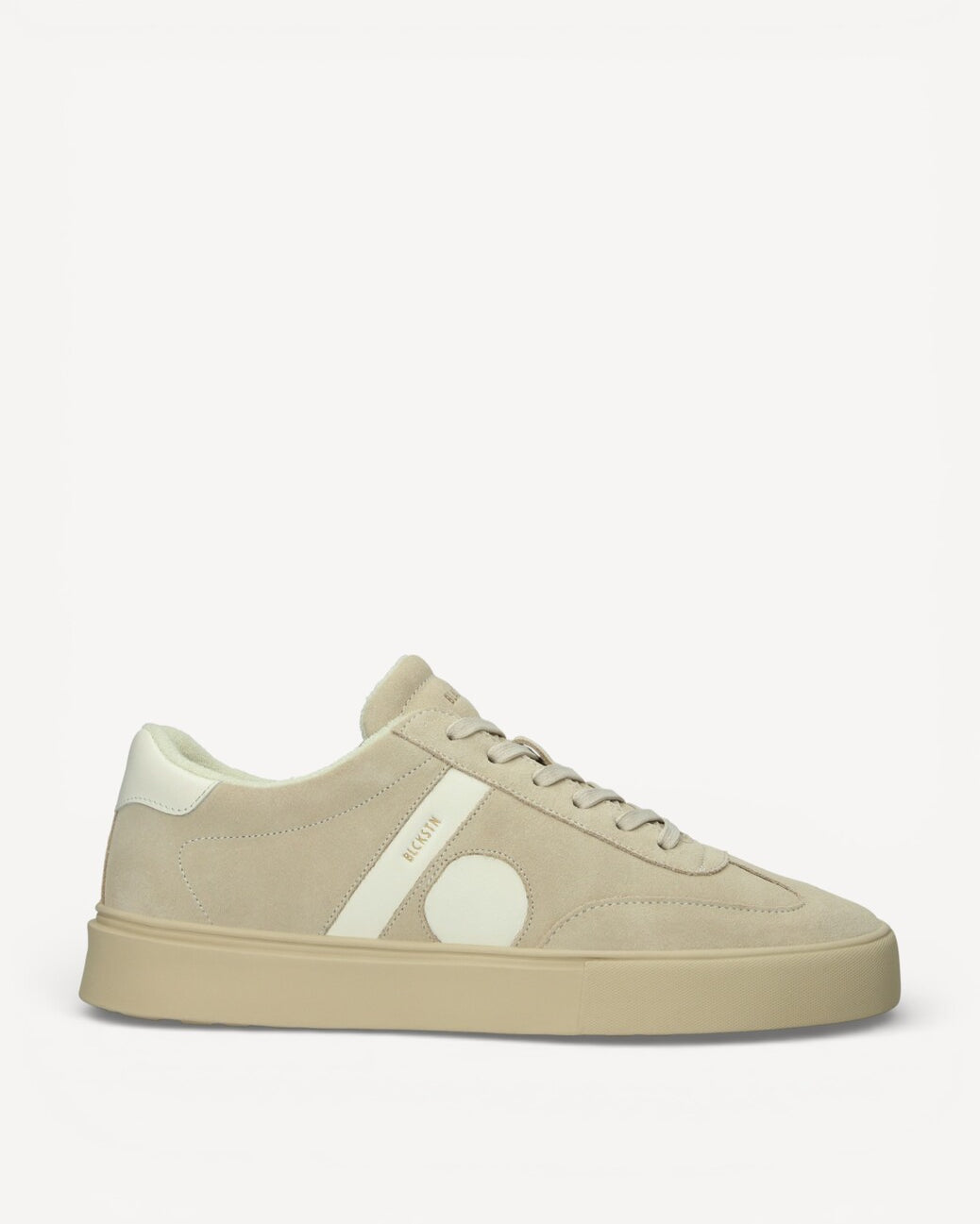 Heren veterschoenen-Beige suède/nubuck