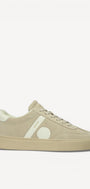 Heren veterschoenen-Beige suède/nubuck