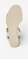 DAMES OPEN SCHOENEN-Beige suède/nubuck