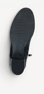DAMES BOOTS+KORT LAARS-Zwart leer