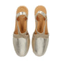 MUIL +SLINGBACK-Goud leer
