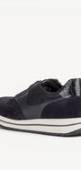 DAMES SPORTIEVE VETERSCHO-Blauw suède/nubuck