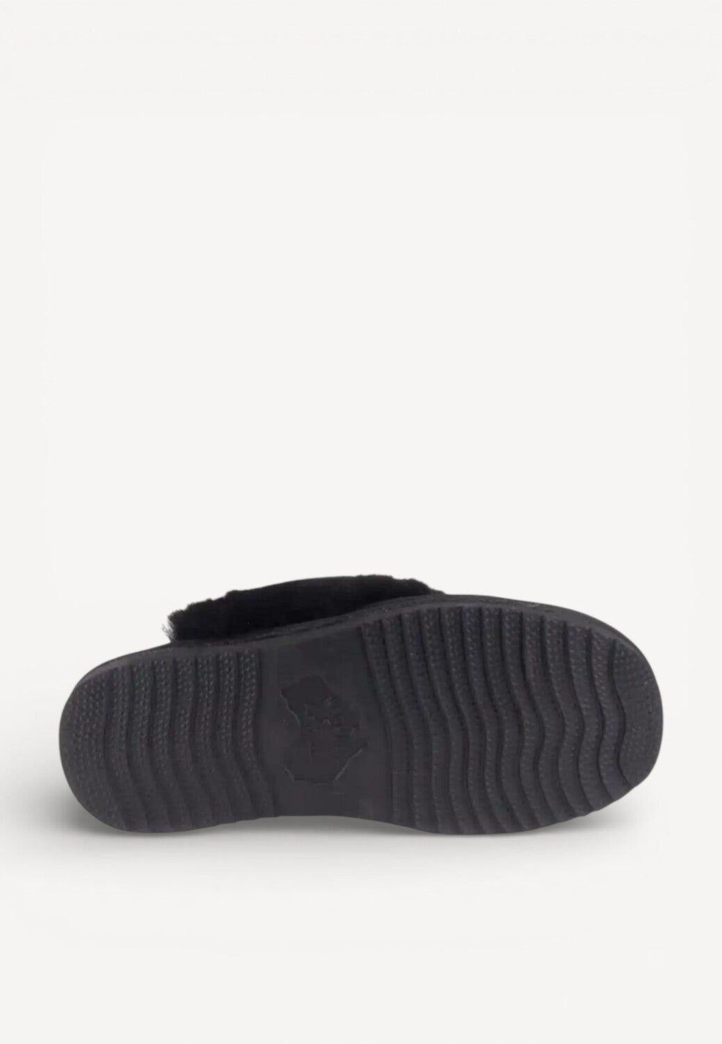 Dames muil pantoffels-Zwart suède