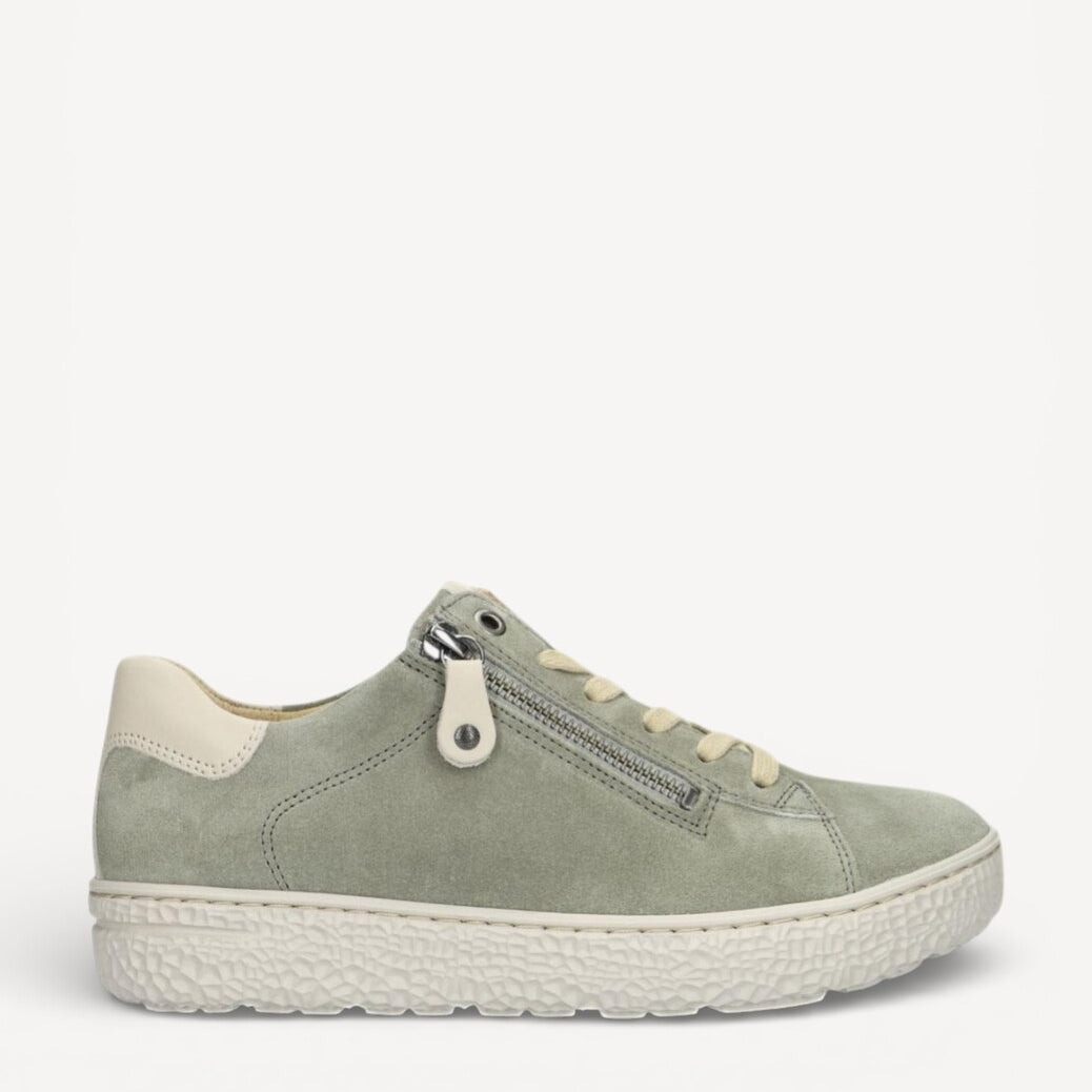 DAMES SPORTIEVE VETERSCHO-Groen suède/nubuck