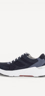Heren veterschoenen-Blauw suède/nubuck