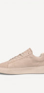 Heren veterschoenen-Beige suède/nubuck