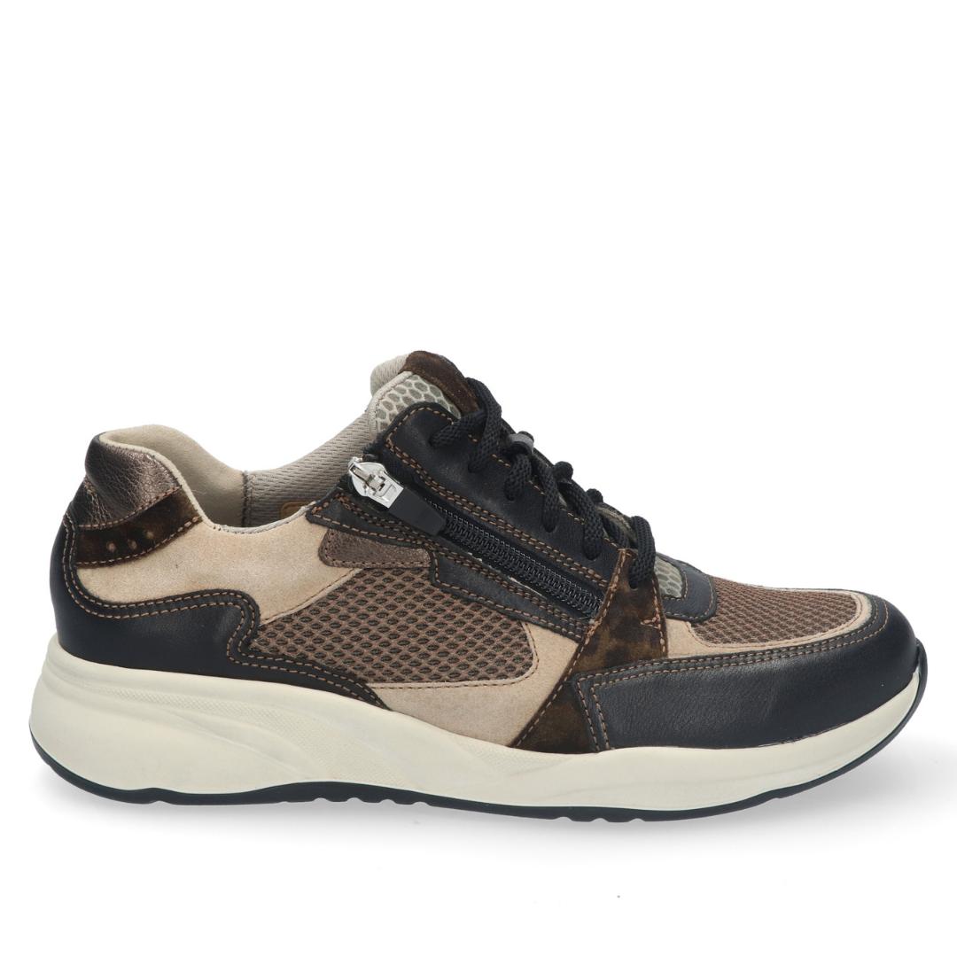 DAMES SPORTIEVE VETERSCHO-Bruin combi kleur